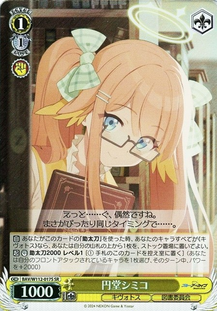 BAV/W112-017S SR Endou Shimiko