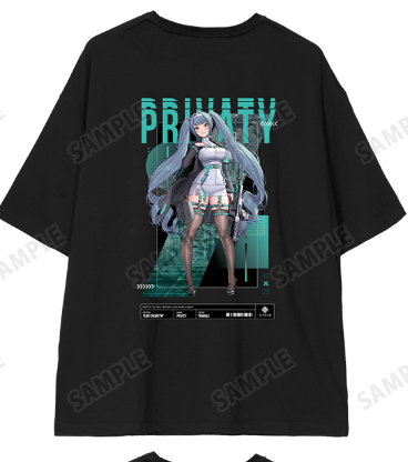 NIKKE Privaty BIG silhouette T-shirt Pre-order