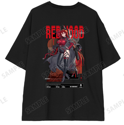 NIKKE Red hood BIG silhouette T-shirt Pre-order