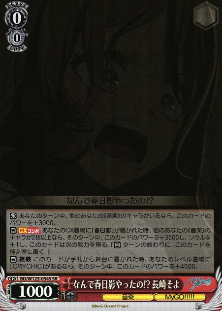 BD/W125-054S SR Nagasaki Soyo