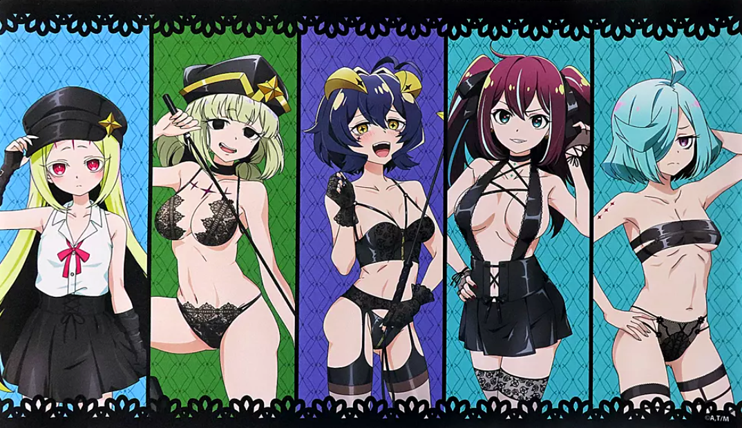 Gushing Over Magical Girls Playmat