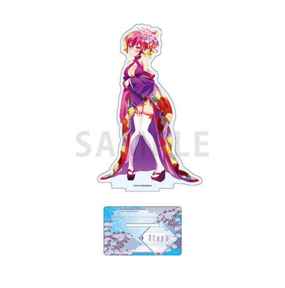 No Game No Life – Holographic Jumbo Acrylic Stand: Steph Cyber Kimono Ver.