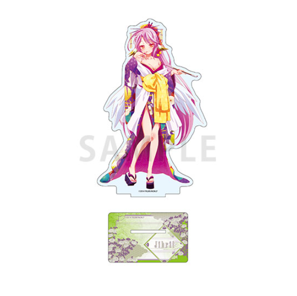 No Game No Life – Holographic Jumbo Acrylic Stand: Jibril Cyber Kimono Ver.