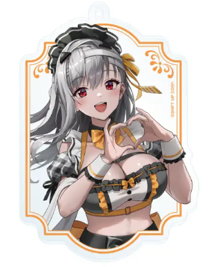 NIKKE and GALLERY Modania Full-Body Illustration Acrylic Keychain