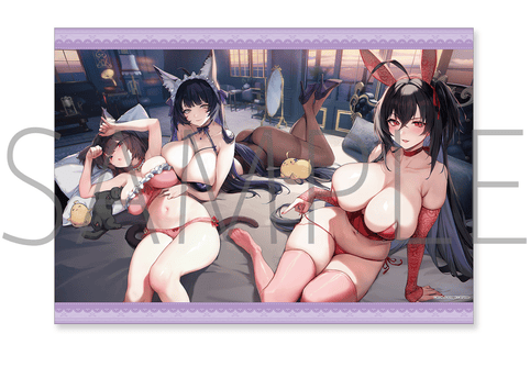 Azur Lane A3 Clear Poster – Taihou / Musashi / Yamashiro