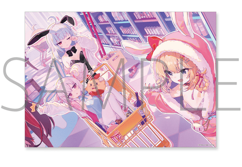 Azur Lane A3 Clear Poster – Stephen Potter / Laffey / Nicholas