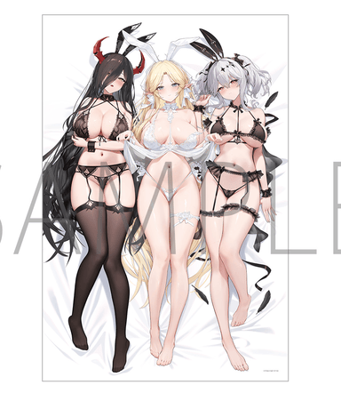 Azur Lane Brest, Friedrich der Grosse & Joffre Anime Bed Sheet