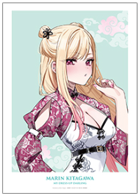 Marin Kitagawa Chinese-style Dress Ver. A3 Matte-finish Poster