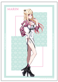 Marin Kitagawa Chinese-style Dress Ver. A3 Matte-finish Poster