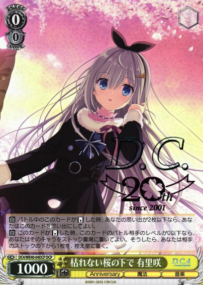 DC4/WE40-04DCP DCP Arisa