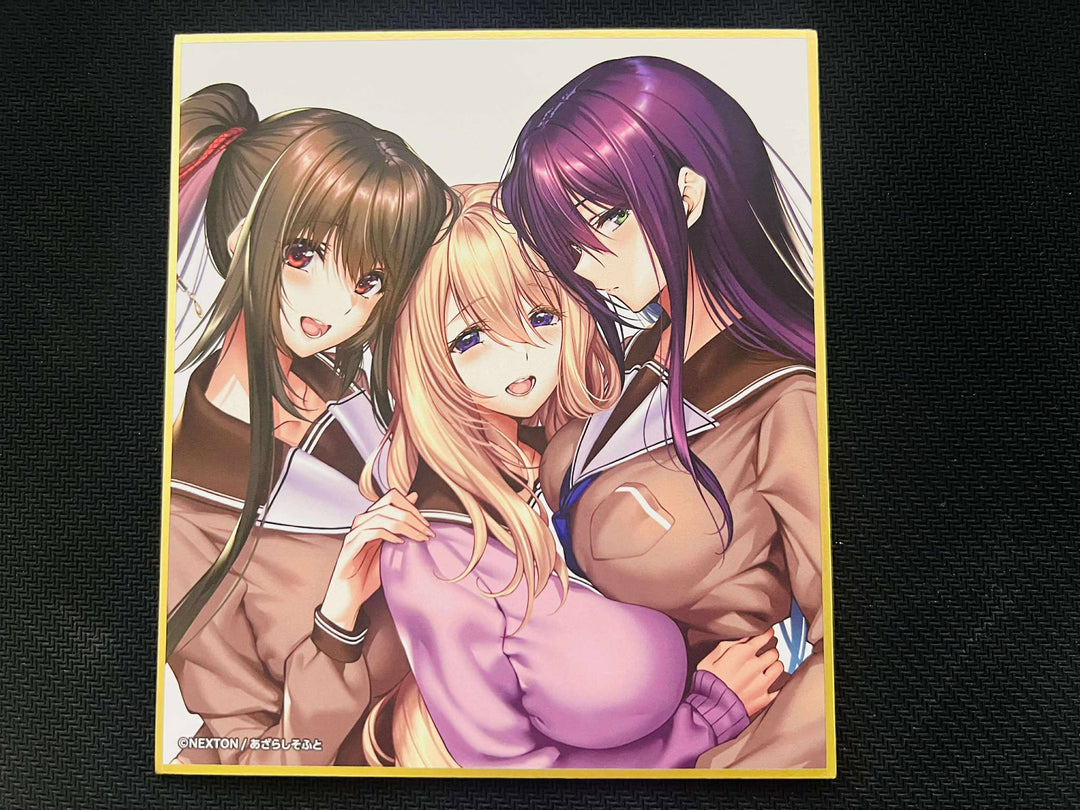 Mini Shikishi Yuuhi Kurohime Chitose Tsutamachi Rei Himiyama