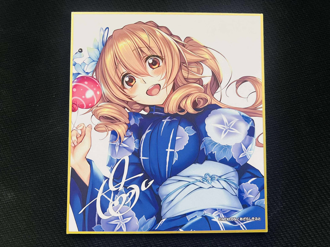 Signed Mini Shikishi Koharu Hoshikawa