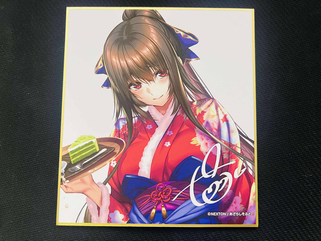 Signed Mini Shikishi Yuuhi Kurohime
