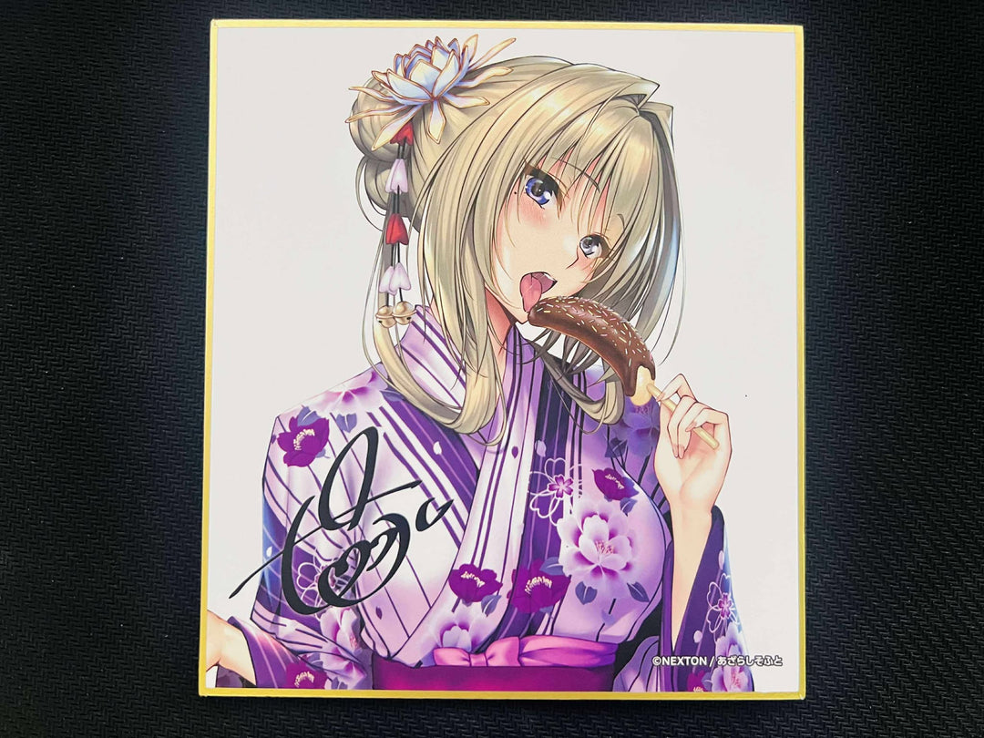 Signed Mini Shikishi Mizuki Kanbayashi