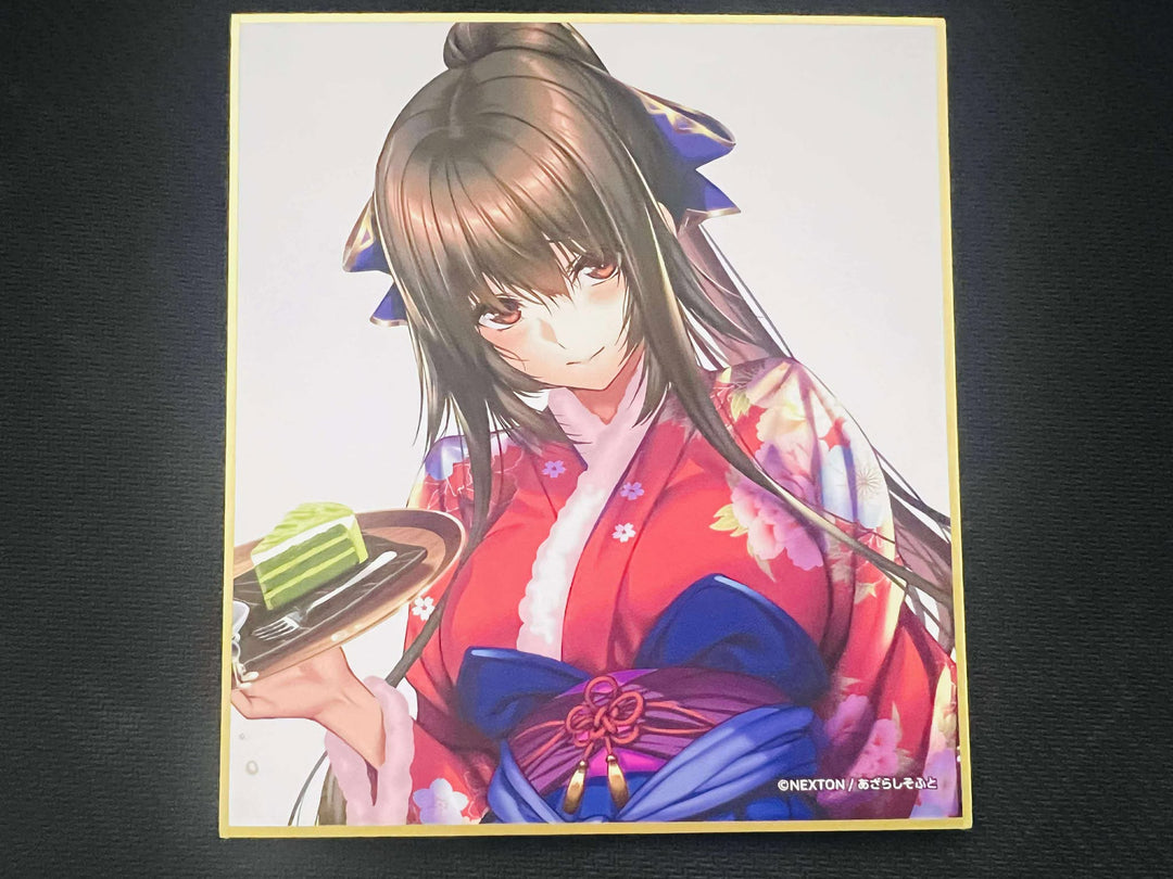 Mini Shikishi Yuuhi Kurohime