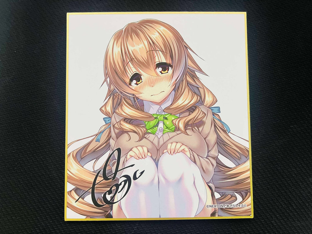 Signed Mini Shikishi Koharu Hoshikawa