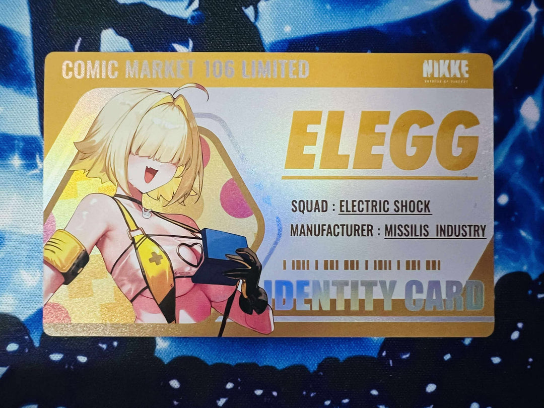 NIKKE Comic market 106 limited card Elegg