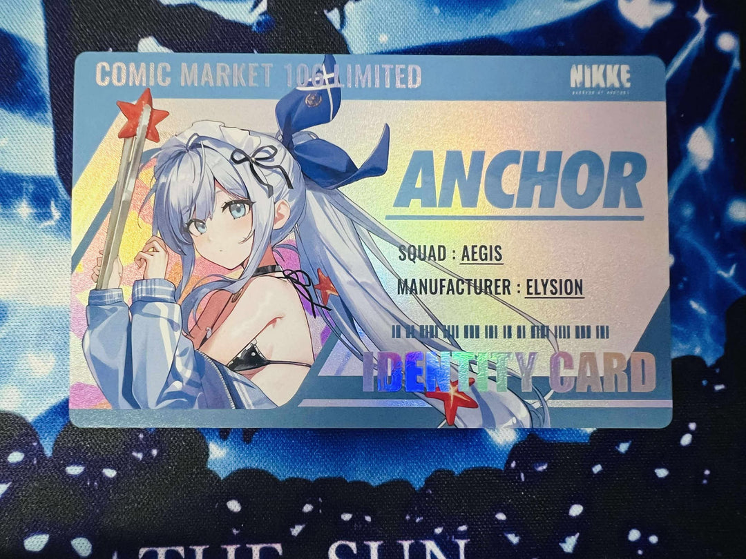 NIKKE Comic market 106 limited card Anchor