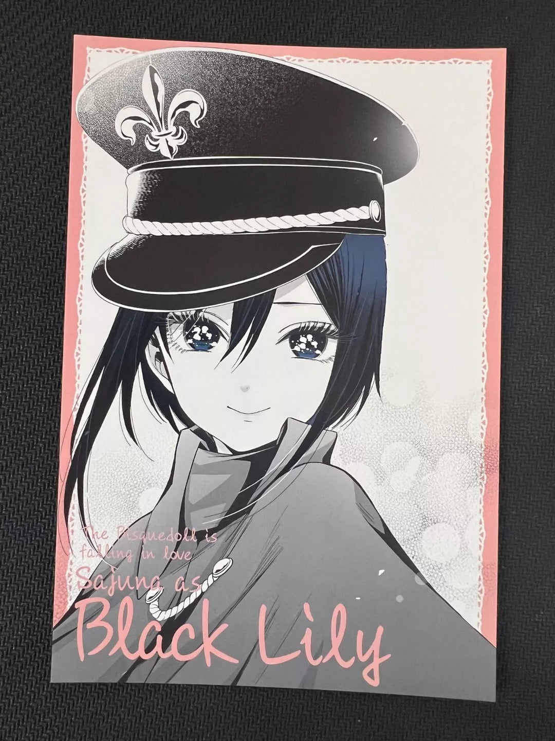 My Dress-up Darling Inui Sajuna Black Lily Post card
