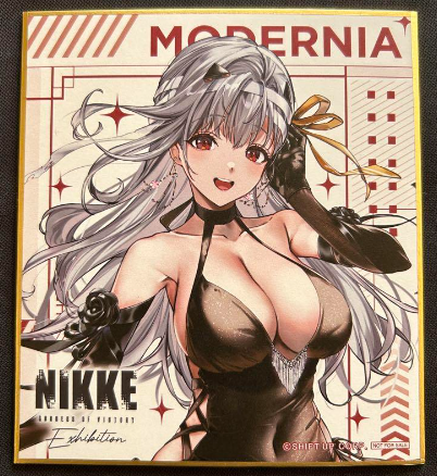NIKKE Exhibition limited Shikishi card Modania
