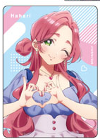 Hanazono Hahari clear card