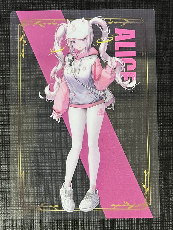 NIKKE Exhibition limited clear card Alice