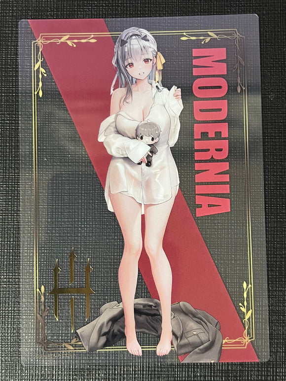 NIKKE Exhibition limited clear card Modania foil rare .ver