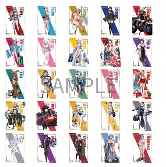 NIKKE Exhibition limited clear card Complete set of 25 types
