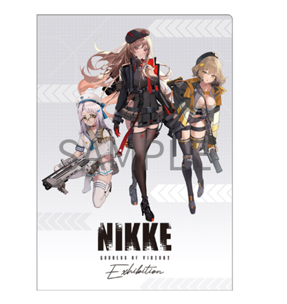NIKKE Exhibition limited clear file Rapi Neon Anis